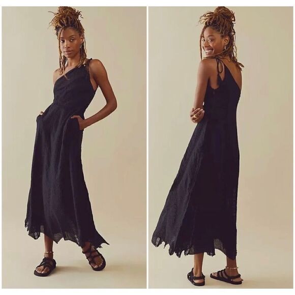 Free people - Bella Maxi Dress in black - Picture 1 of 6